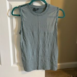 Oiselle Flow tank in hunter green